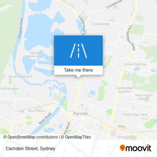 Camden Street map