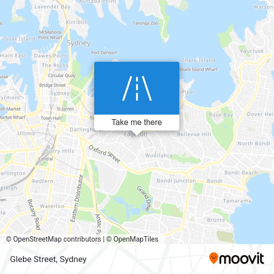 Glebe Street map