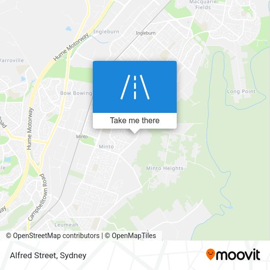 Alfred Street map
