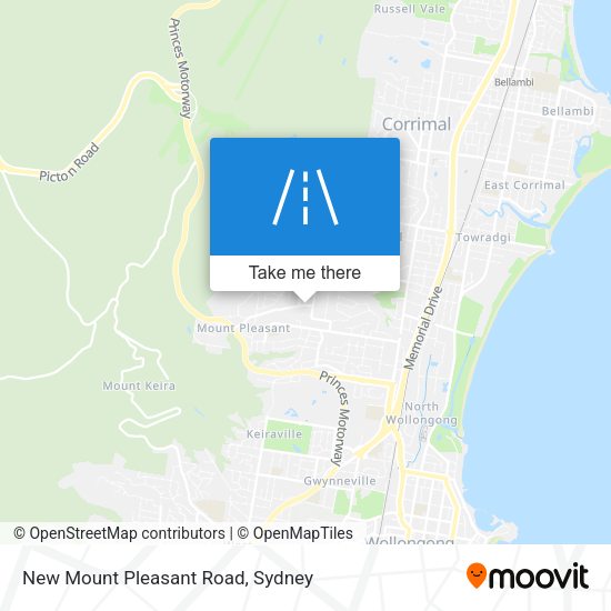 New Mount Pleasant Road map