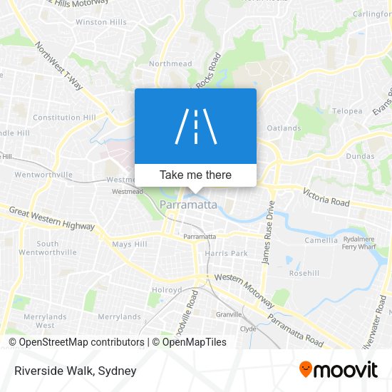Riverside Walk map