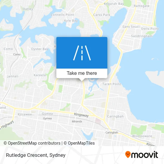 Mapa Rutledge Crescent