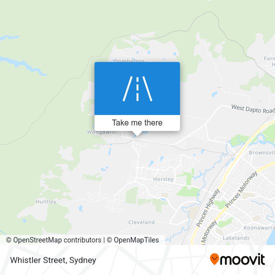 Whistler Street map