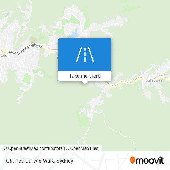Charles Darwin Walk map