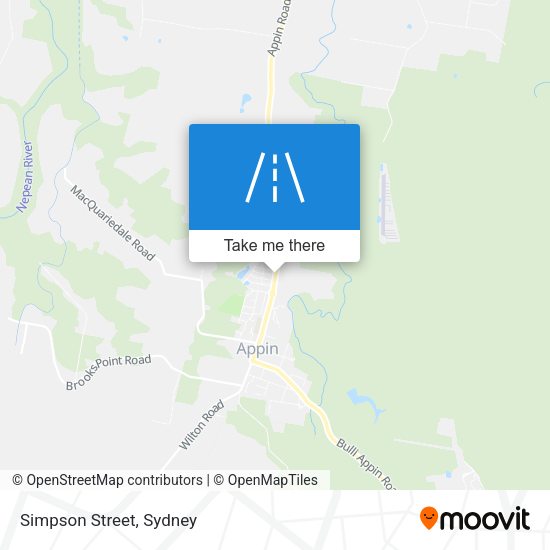 Simpson Street map