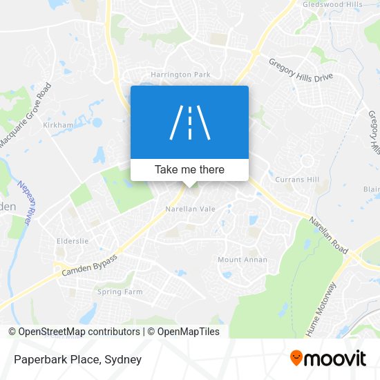 Paperbark Place map