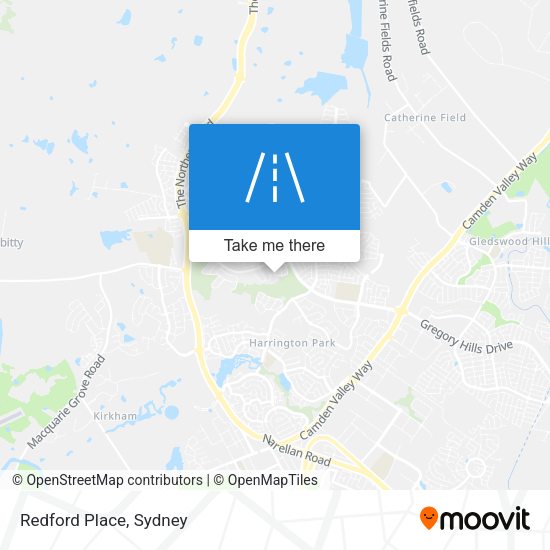 Redford Place map