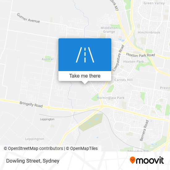 Dowling Street map