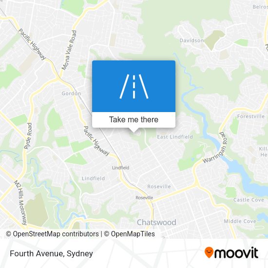 Fourth Avenue map
