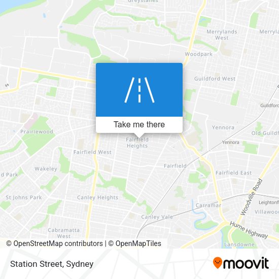 Station Street map