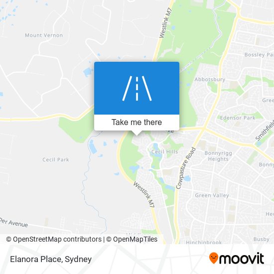 Elanora Place map