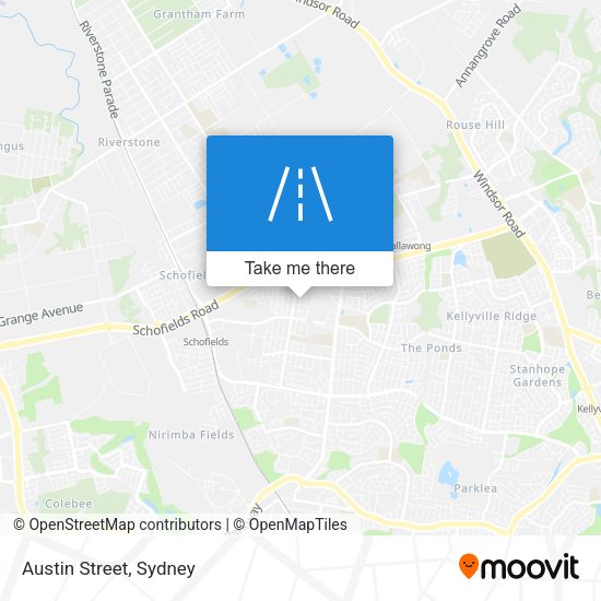 Austin Street map