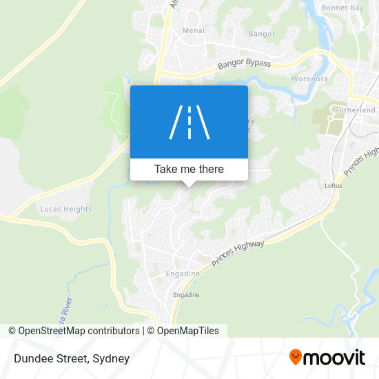 Dundee Street map