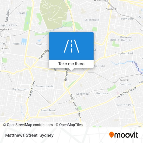 Matthews Street map