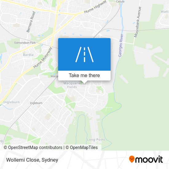 Wollemi Close map