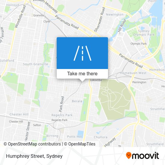 Humphrey Street map