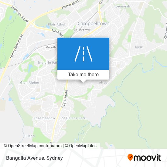 Bangalla Avenue map