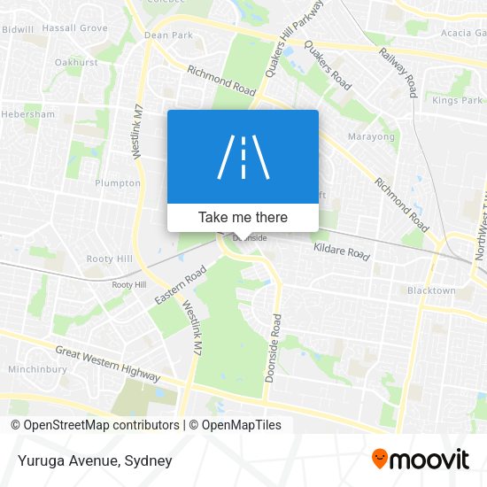 Yuruga Avenue map