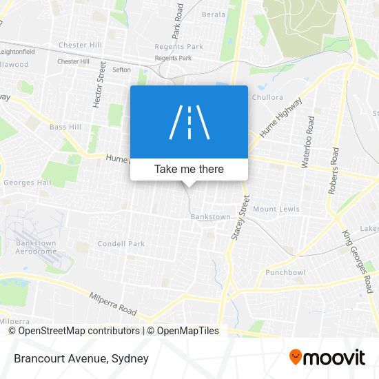 Brancourt Avenue map