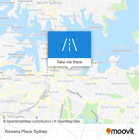 Rowena Place map