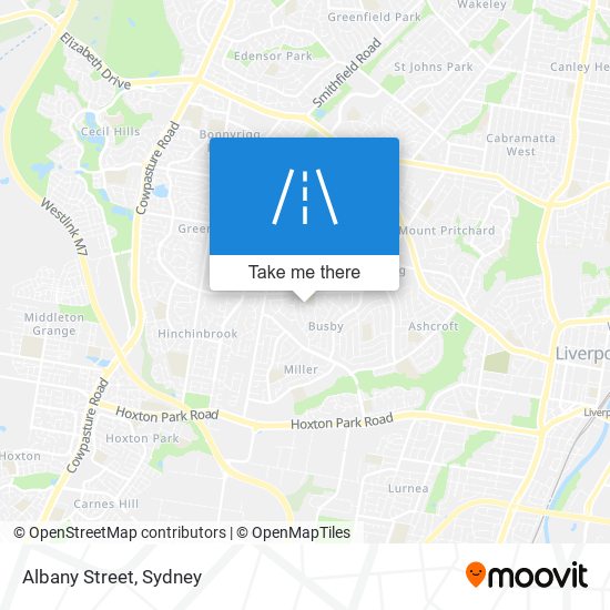 Albany Street map