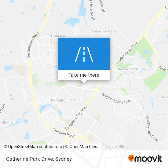Catherine Park Drive map