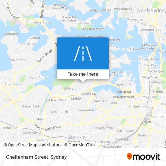 Cheltenham Street map