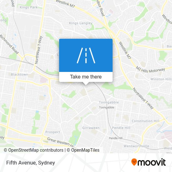 Fifth Avenue map
