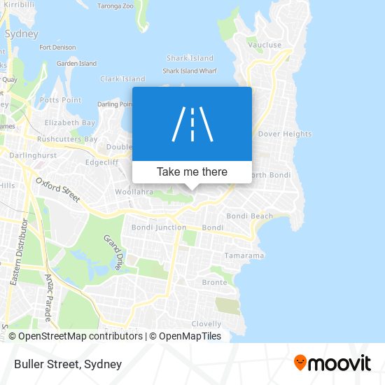 Mapa Buller Street