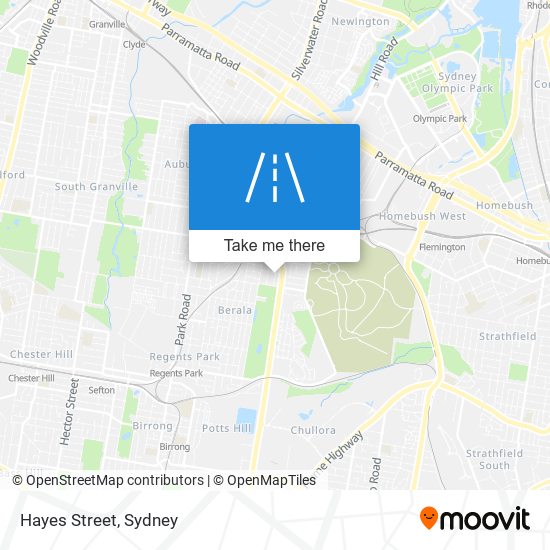 Mapa Hayes Street