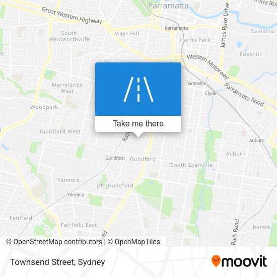 Townsend Street map