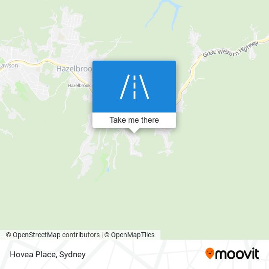 Hovea Place map