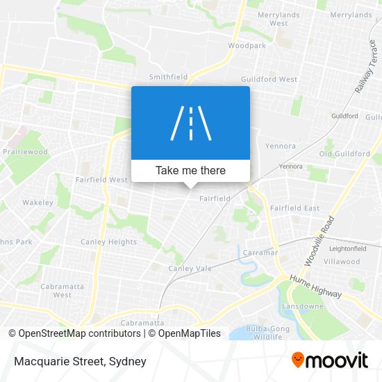 Macquarie Street map