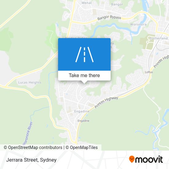 Jerrara Street map