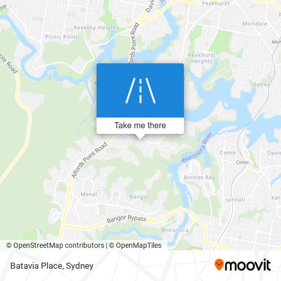 Batavia Place map