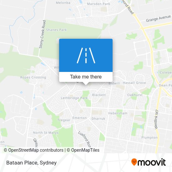 Bataan Place map