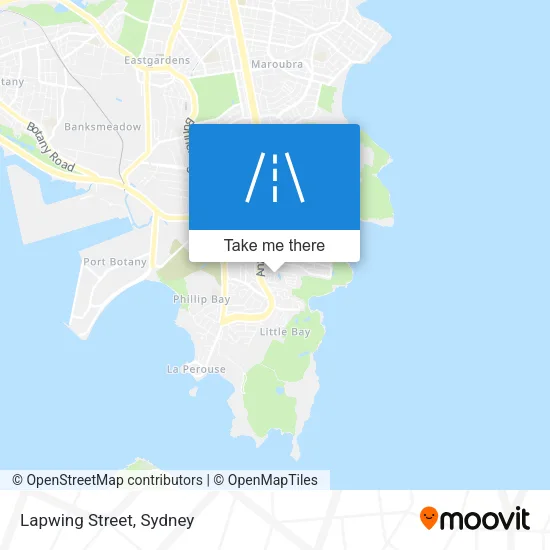 Lapwing Street map