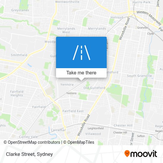 Clarke Street map