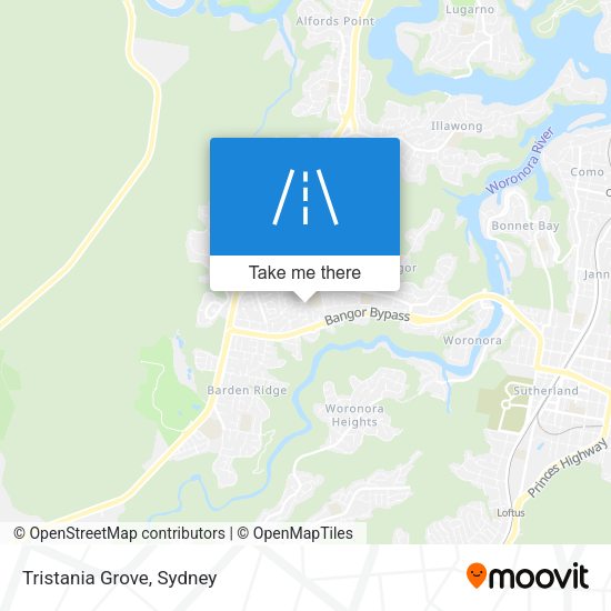 Tristania Grove map