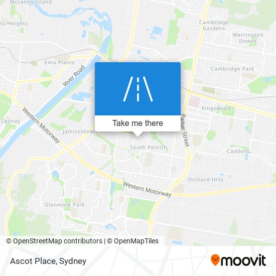 Mapa Ascot Place