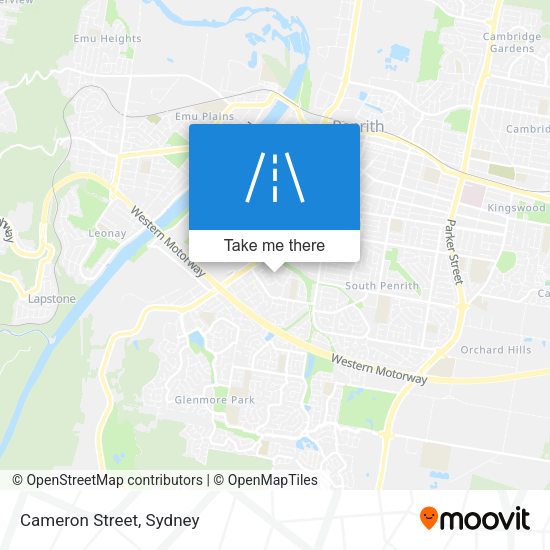 Cameron Street map