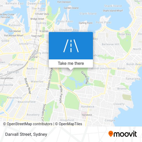Darvall Street map