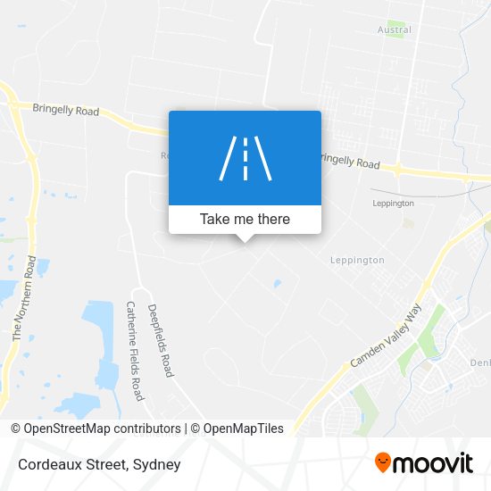 Cordeaux Street map