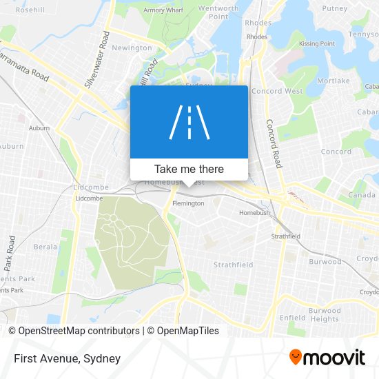 First Avenue map