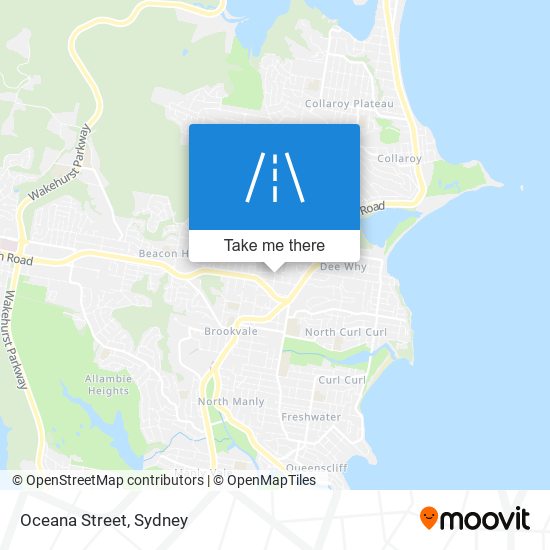 Oceana Street map