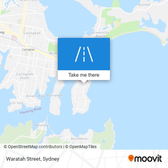 Waratah Street map