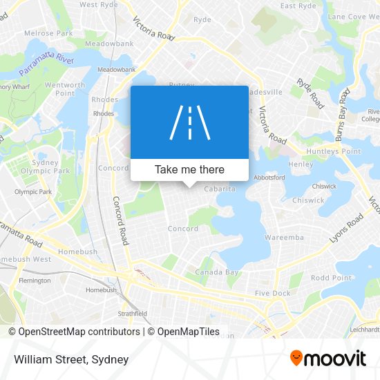 William Street map