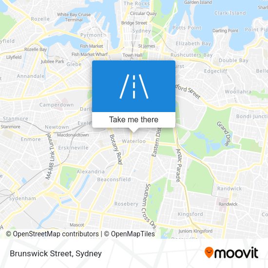 Brunswick Street map