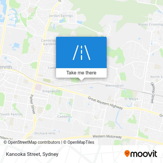 Kanooka Street map