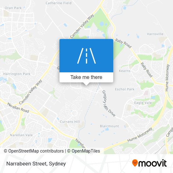 Narrabeen Street map